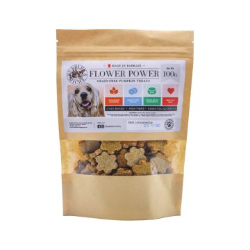 Bubbles and Miche Flower Power Dog Treats