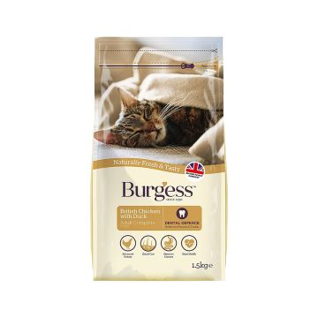 Burgess British Chicken With Duck Adult Cat Dry Food