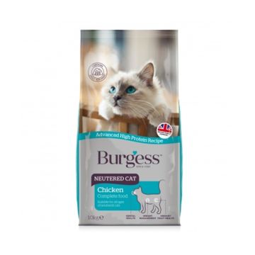 Burgess Neutered Chicken Cat Dry Food - 10 Kg