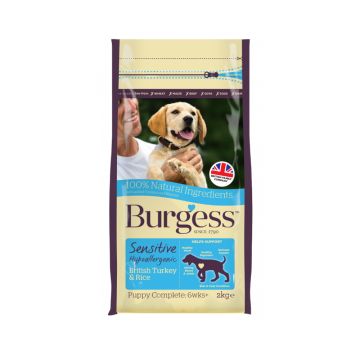 Burgess Sensitive Puppy Turkey & Rice Dry Food