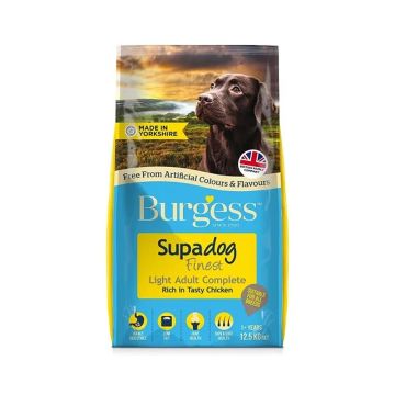 Burgess Supadog Finest Adult Light Chicken Dry Dog Food - 12.5 Kg