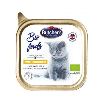 Butchers Bio Foods with Chicken Wet Cat Food - 85g - Pack of 19