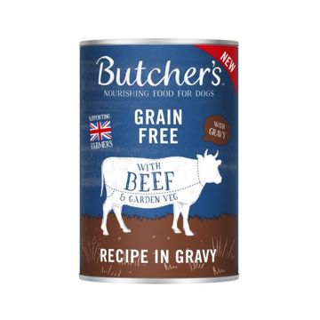 Butchers Original Beef Recipe in Gravy Canned Dog Food - 400 g - Pack of 24