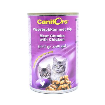 Canifors Meat Chunks With Chicken Cat Food - 410g - Pack of 24