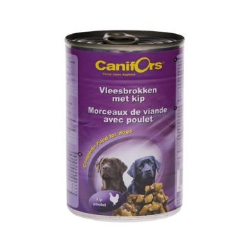 Canifors Meat Chunks With Chicken Dog Food - 410g - Pack of 24