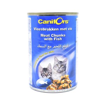 Canifors Meat Chunks With Fish Cat Food - 410g - Pack of 24