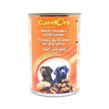 Canifors Meat Chunks With Lamb Dog Food - 410g - Pack of 24