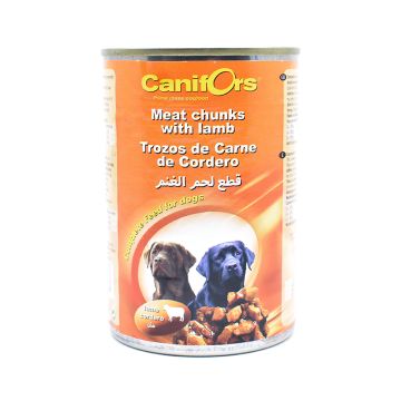 Canifors Meat Chunks with Lamb Canned Dog Food - 410 g - Pack of 24