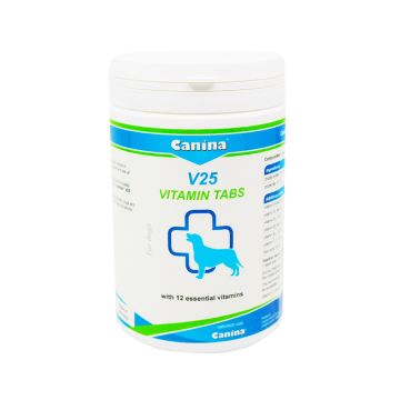 أقراص فيتامين V25 للكلاب من كانينا