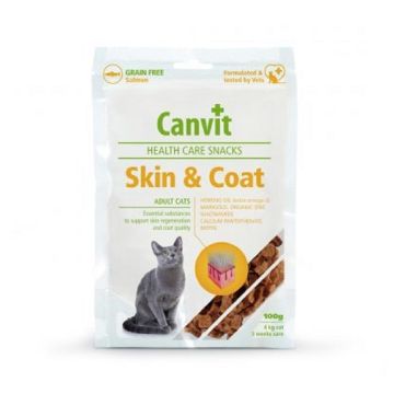 Canvit Health Care Snack Skin & Coat For Cat, 100g