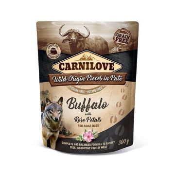 Carnilove Buffalo with Rose Petals Wet Dog Food - 300 g