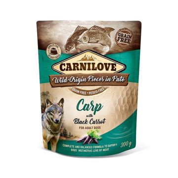 Carnilove Carp with Black Carrot Wet Dog Food - 300 g 