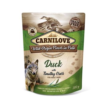 Carnilove Duck with Timothy Grass Wet Dog Food - 300 g 