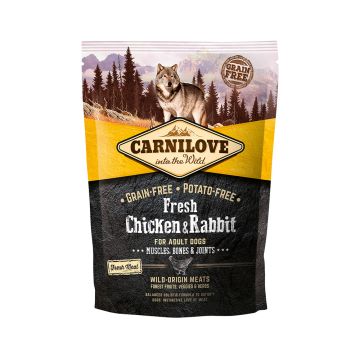 Carnilove Fresh Chicken & Rabbit for Adult Dogs Dry Food