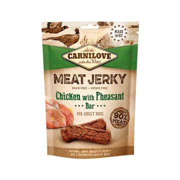 Carnilove Jerky Chicken with Pheasant Bar Dog Treat - 100 g