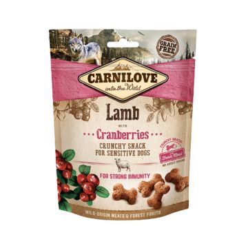 Carnilove Lamb with Cranberries Crunchy Snack Dog Treat, 200 g