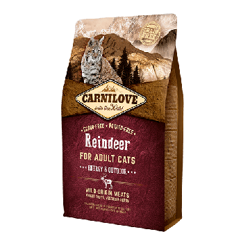 Carnilove Reindeer Grain-Free Dry Cat Food - 2 Kg