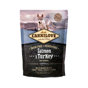 Carnilove Salmon & Turkey for Puppies Dry Food