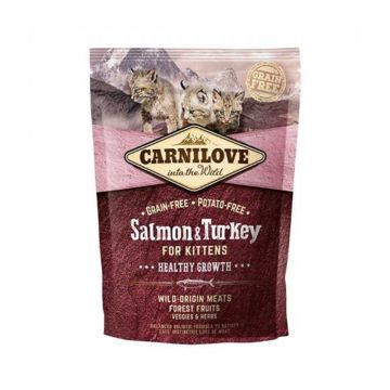 Carnilove Salmon and Turkey Dry Kitten Food