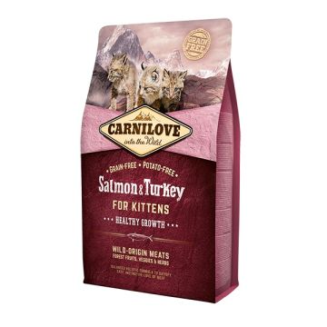 Carnilove Salmon and Turkey Dry Kitten Food - 6 kg