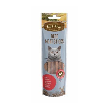 Cat Fest Beef Meat Sticks Cat Treats - 45 g