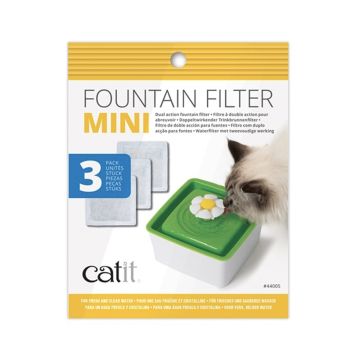 Catit 2.0 Mini Fountain Replaceable Filters - 3 pack