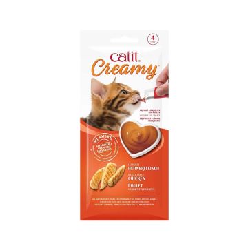 Catit Creamy Lickable Cat Treats - Chicken