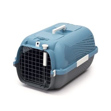 Catit Cat Carrier - Medium - Blue-Grey - 56.5L x 37.6W x 30.8H cm