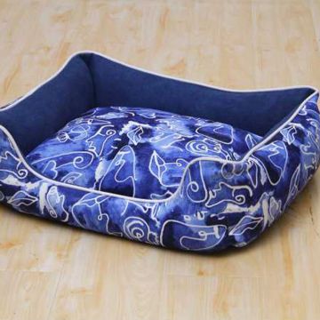 Catry Dog and Cat Printed Cushion 105 - 70L x 60W x18H cm