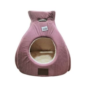 Catry Old Jar Sack Cat House Light Maroon - 45W x 45H cm