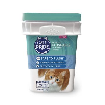 Cat's Pride Flushable Scented Clumping Cat Litter - 7.9 Kg