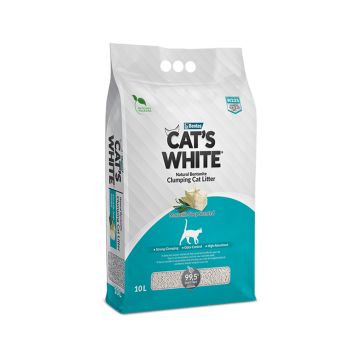 Cats White Clumping Marseille Soap Scented Cat Litter - 10 liters