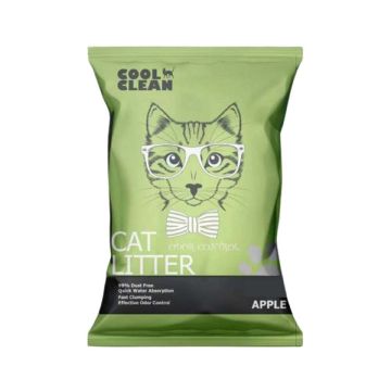 Cool Clean Clumping Cat Litter - Apple - 10 Kg
