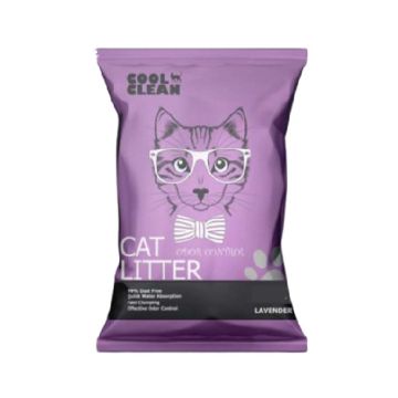 Cool Clean Clumping Cat Litter - Lavender