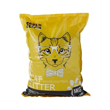 Cool & Clean Clumping Cat Litter Lemon - 5 Kg