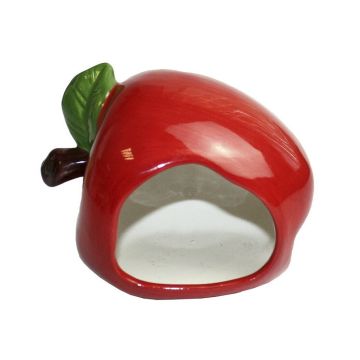 Critter's Choice Small Animal Ceramic Hideout, Apple