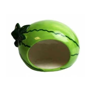 Critter's Choice Small Animal Ceramic Hideout, Watermelon