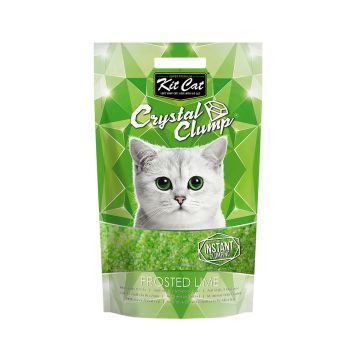 Kit Cat Crystal Clump Frosted Lime Cat Litter, 4L