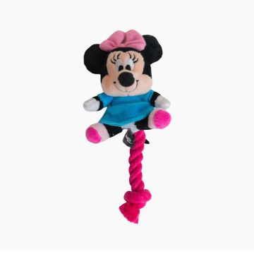 DAN Disney Rope Minnie Dog Toy - 6.7L x 5.4W x 21H cm