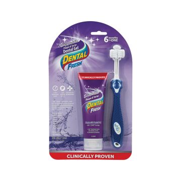 Dental Fresh Enzymatic Gel Triflex Toothbrush Kit