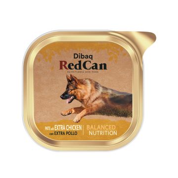 Dibaq Red Can Pate with Chicken Wet Dog Food - 300 g