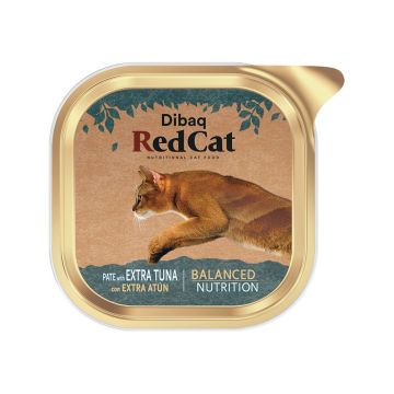 Dibaq Red Cat Pate with Tuna Wet Cat Food - 100 g