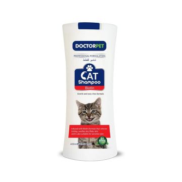 Doctor Pet Biotin Cat Shampoo - 400 ml