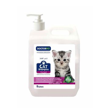 Doctor Pet Flax Seed Cat Shampoo - 5 Liters