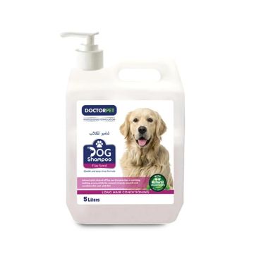 Doctor Pet Flax Seed Dog Shampoo - 5 Liters