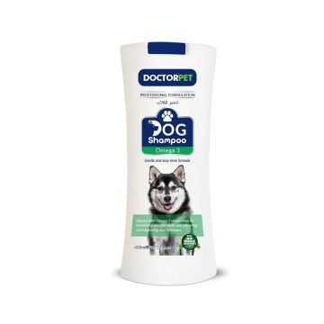 Doctor Pet Omega 3 Dog Shampoo - 400 ml