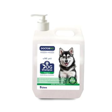 Doctor Pet Omega 3 Dog Shampoo - 5 Liters