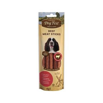 Dog Fest Beef Meat Sticks Treats for Adult Dogs - 45 g