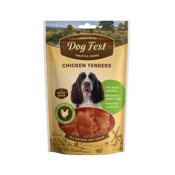 Dog Fest Chicken Tenders For Adult Dogs - 90g