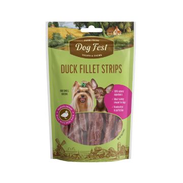 Dog Fest Duck Fillet Strips for Small Dogs - 55 g